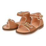 OCRA | SANDALE camoscio cuoio D065