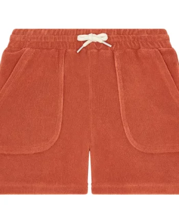 HUNDRED PIECES | Short Éponge Coton Bio | Terracotta