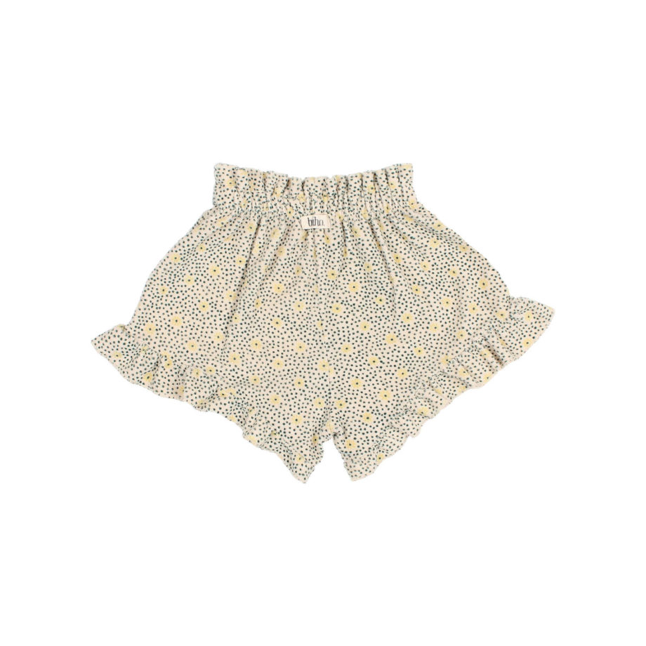 BUHO BARCELONA | FLOWER DOTS SHORTS SAND