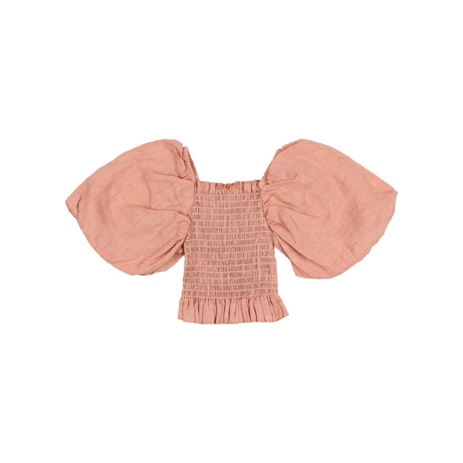 BUHO BARCELONA | LINEN TOP ROSE CLAY