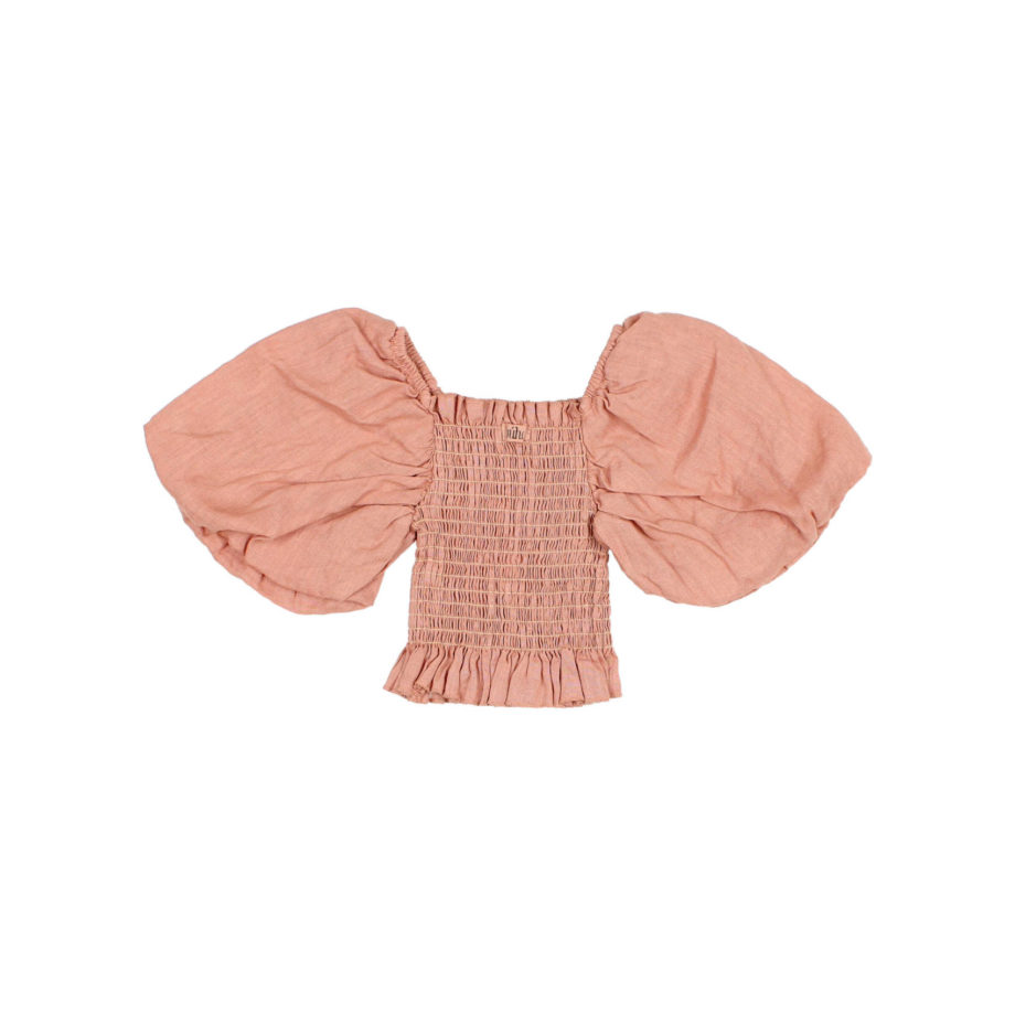 BUHO BARCELONA | LINEN TOP ROSE CLAY