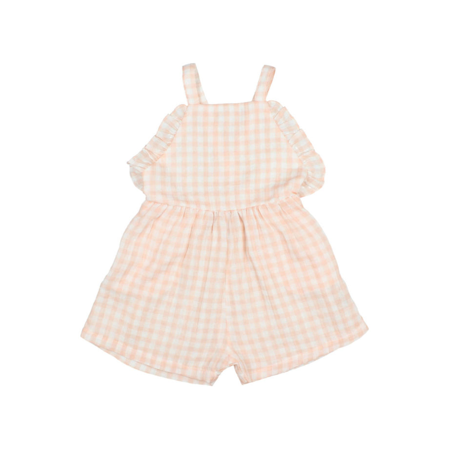 BUHO BARCELONA | GINGHAM JUMPSUIT LIGHT PINK