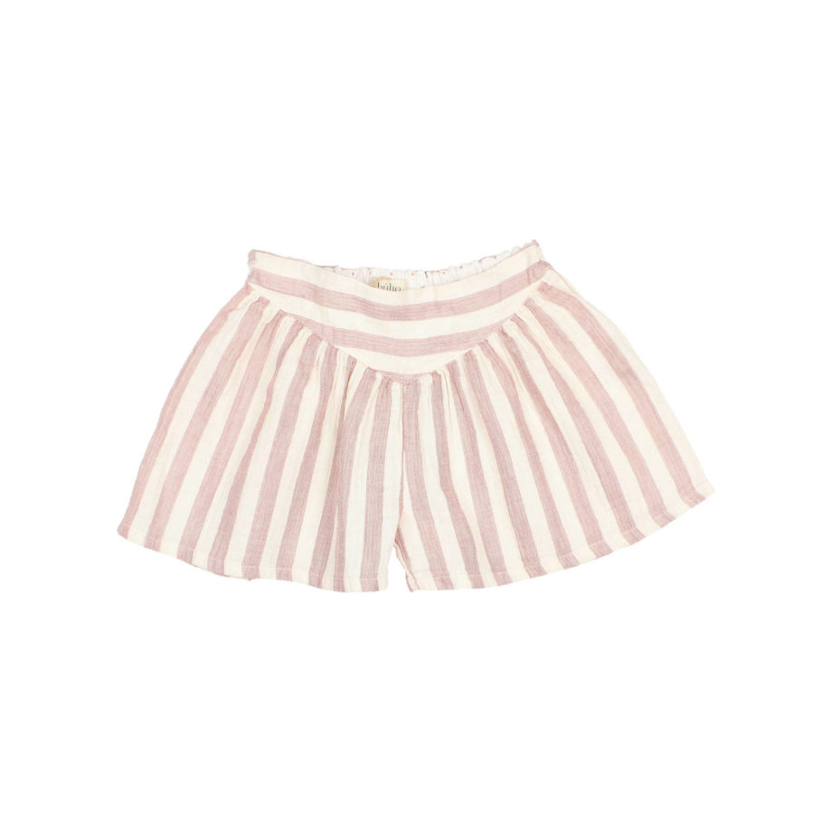 BUHO BARCELONA | STRIPES SHORTS DESERT RED