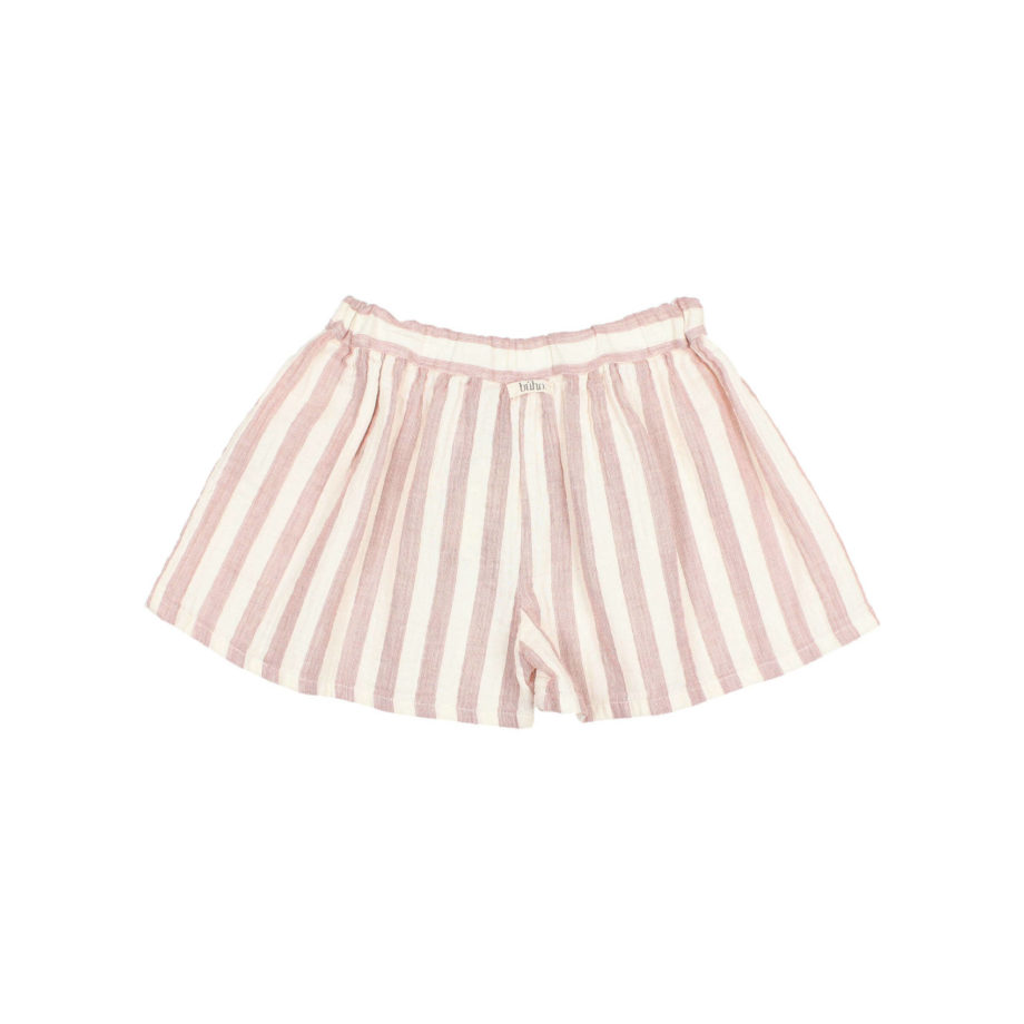 BUHO BARCELONA | STRIPES SHORTS DESERT RED