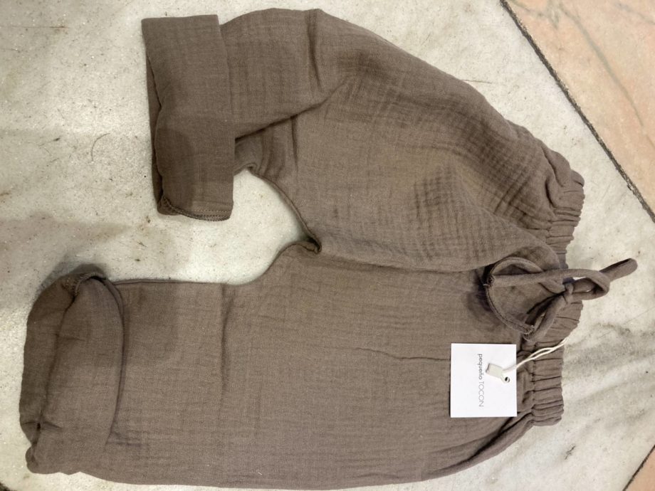 PEQUEÑO TOCON | PANTALON GAZ COTON CACAO 6039