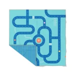 QUUT | SERVIETTE DE BAIN MICROFIBRE - Road