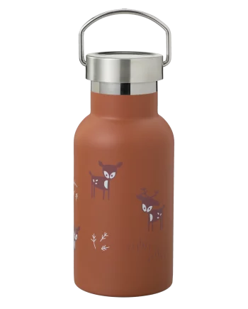 FRESK - Gourde Isotherme en acier inoxydable - deer amber brown