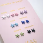 YUKO B | PACK DE 7 BOUCLES D'OREILLES ETOILES DE MER