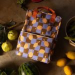 STICKY LEMON | Backpack large (Primaire) • farmhouse • checkerboard lemons