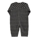 PIUPIUCHICK BABY | Baby jumpsuit | Black & grey vichy