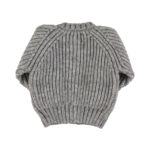 PIUPIUCHICK BABY | Knitted baby cardigan | Grey