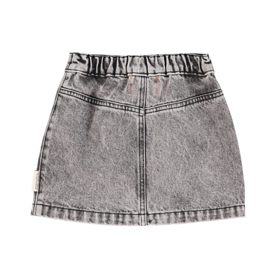 PIUPIUCHICK | Short skirt | Washed black denim