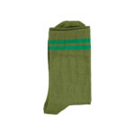 PIUPIUCHICK | Short socks |  Olive green w/ green stripes