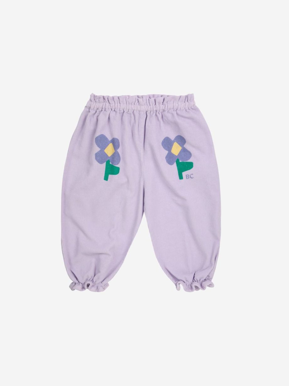 BOBO CHOSES BABY | Baby Pansy Flowers woven paperbag pants