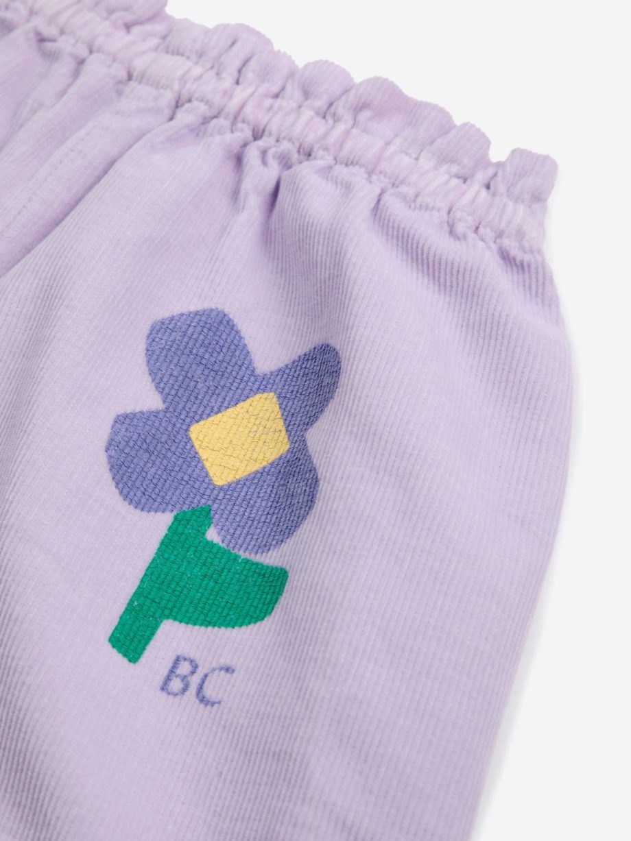 BOBO CHOSES BABY | Baby Pansy Flowers woven paperbag pants
