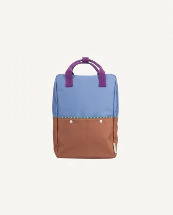 STICKY LEMON | Backpack large • better together • colourblocking badminton blue + leather ball