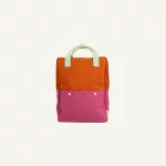 STICKY LEMON | Backpack large • better together • colourblocking gravel orange + rosette pink