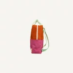 STICKY LEMON | Backpack large • better together • colourblocking gravel orange + rosette pink