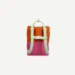 STICKY LEMON | Backpack large • better together • colourblocking gravel orange + rosette pink