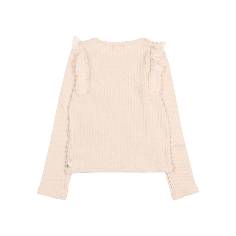 BUHO BARCELONA |  GIRLY T-SHIRT CREAM PINK