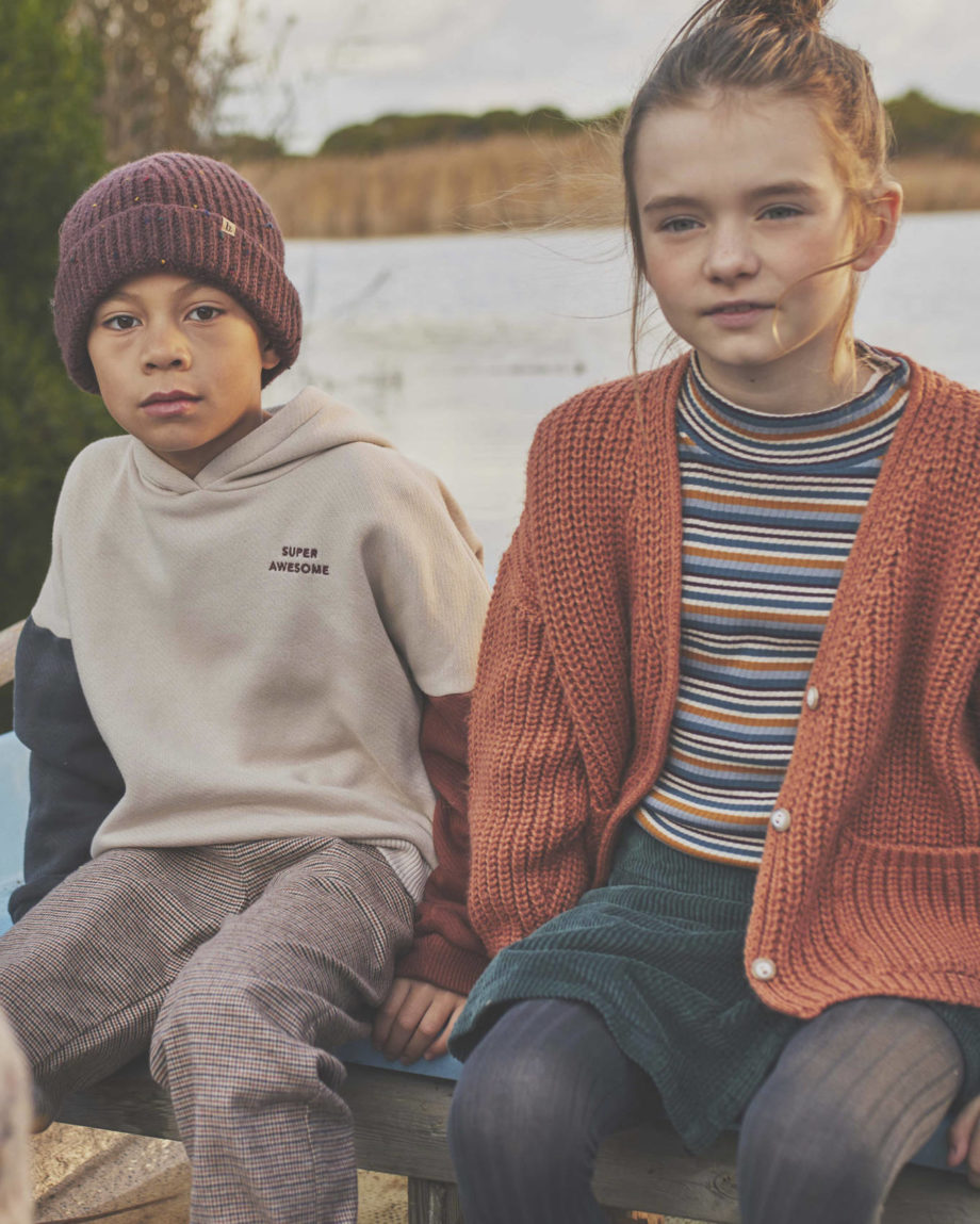 BUHO BARCELONA |  POCKETS CARDIGAN TERRACOTA