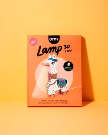 OMY - Lampe 3D en carton à montrer - Lama