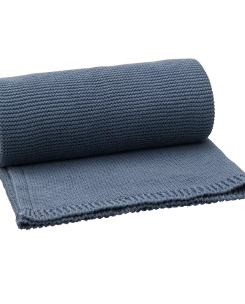 FRESK | Fresk Couverture tricot 80 x 100 cm uni Ink blue