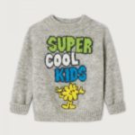 AMERICAN VINTAGE | Pull enfant Vitow GRIS CLAIR CHINE