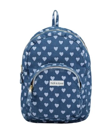 HOLI & LOVE | Sac à dos Heart denim Denim