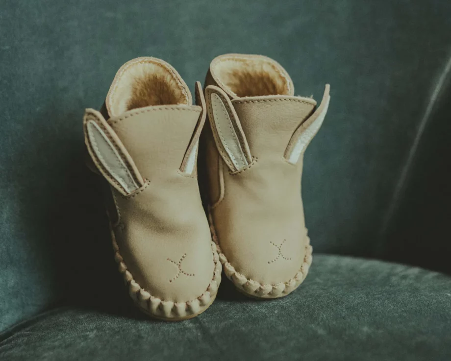 DONSJE | Kapi Classic Booties | Bunny | Taupe Nubuck