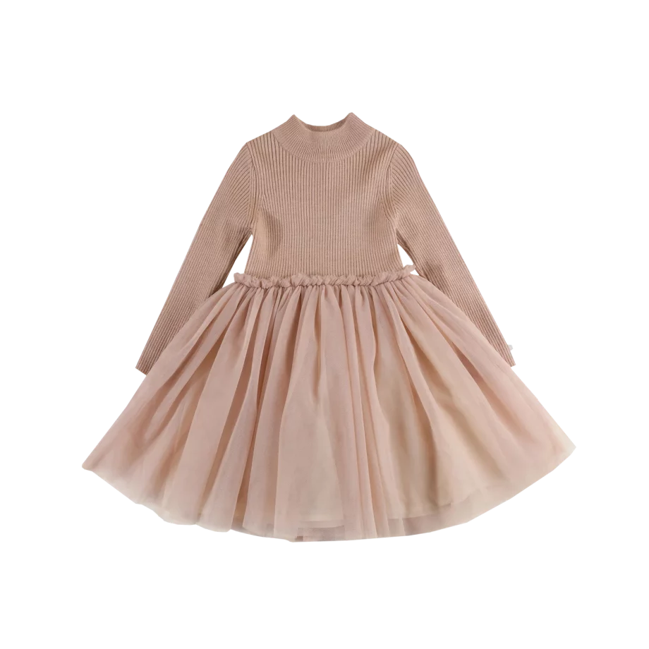 DONSJE | Lotus Dress LIGHT CORAL