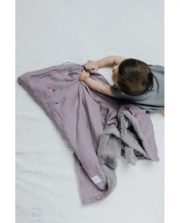 DAGOBERT | Couverture fourrure XL pêches 100x140