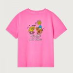 AMERICAN VINTAGE | T-shirt enfant Fizvalley ROSE FLUO
