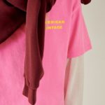 AMERICAN VINTAGE | T-shirt enfant Fizvalley ROSE FLUO