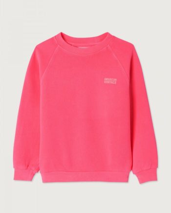 AMERICAN VINTAGE | Sweat enfant Izubird hortensia fluo