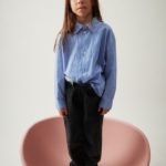 AMERICAN VINTAGE | Chemise enfant Zatybay RAYURES AQUA