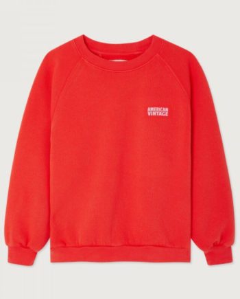 AMERICAN VINTAGE | Sweat enfant Izubird FRAISE VINTAGE