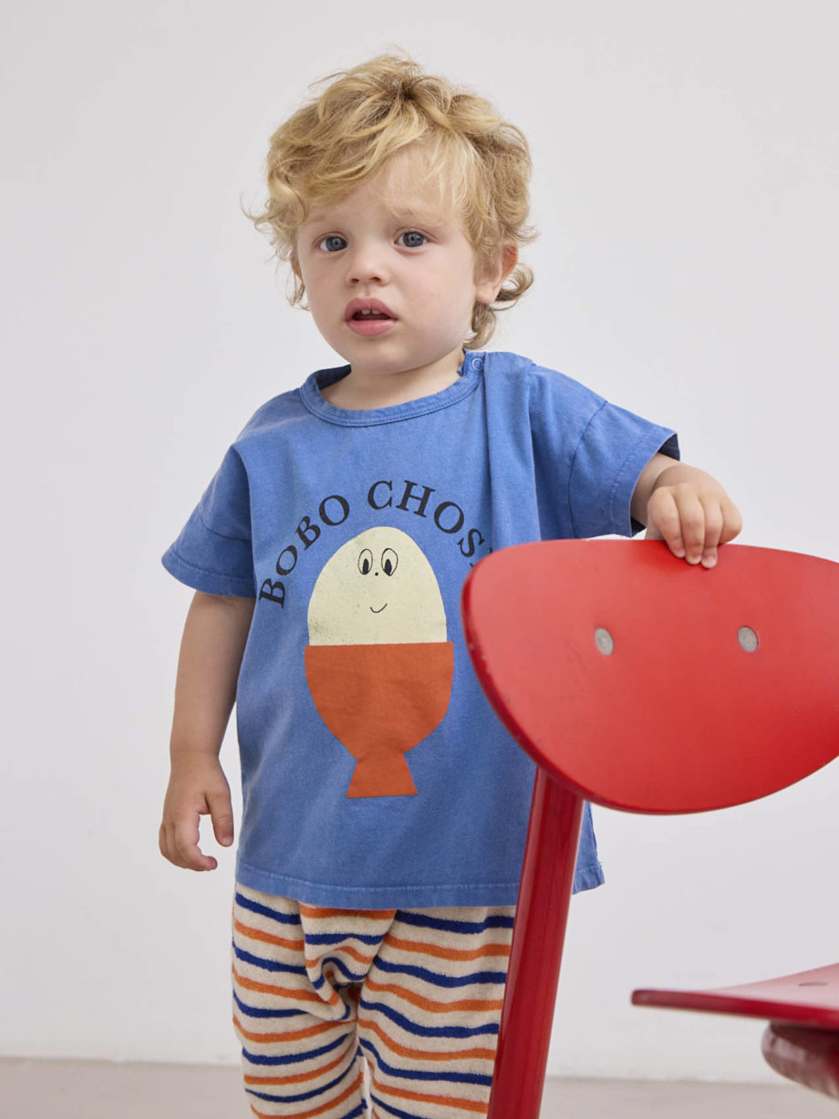 BOBO CHOSES BABY | Morning Egg T-shirt BLUE