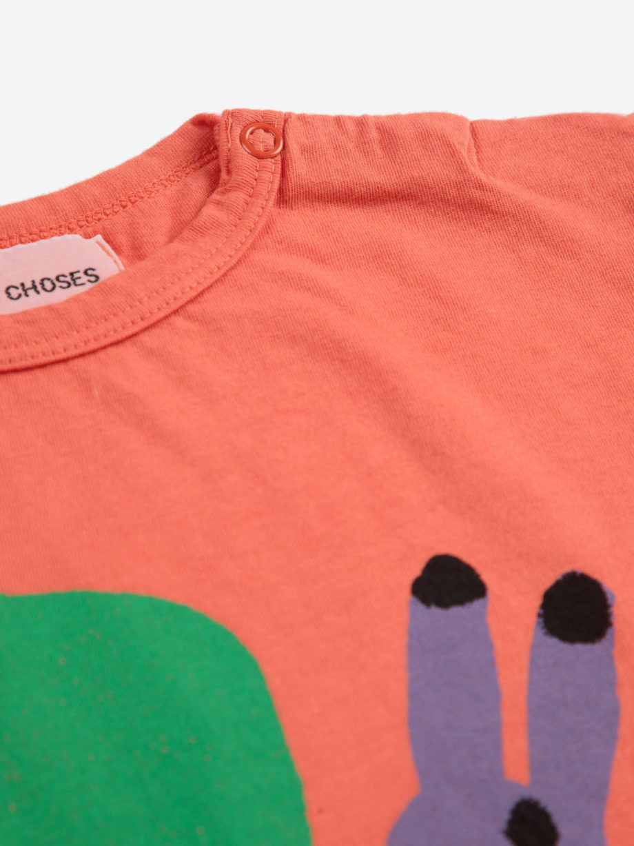 BOBO CHOSES BABY |  Funny Snail T-shirt RED