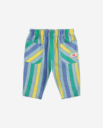 BOBO CHOSES BABY | Multicolor Stripes denim pants