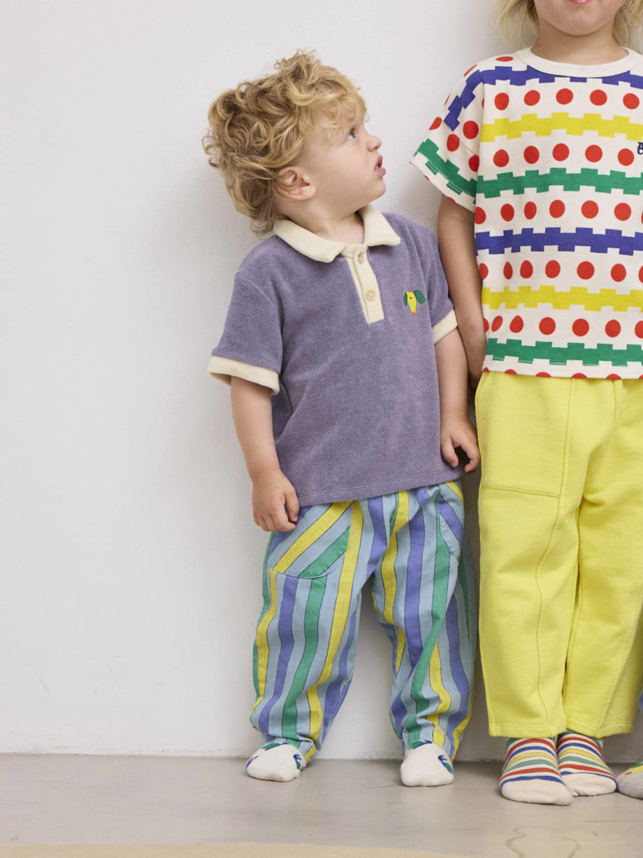 BOBO CHOSES BABY | Multicolor Stripes denim pants