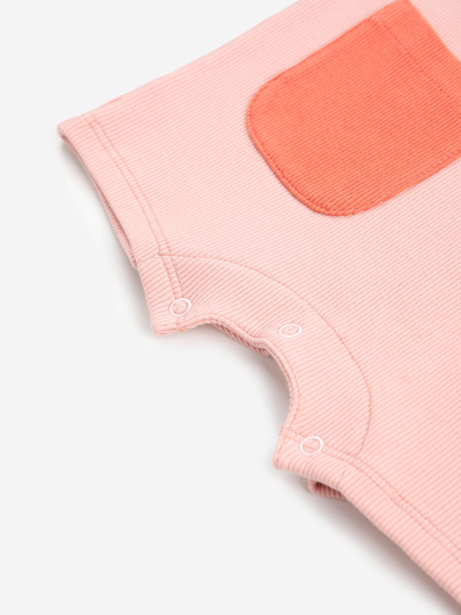 BOBO CHOSES BABY | Smiling pink playsuit