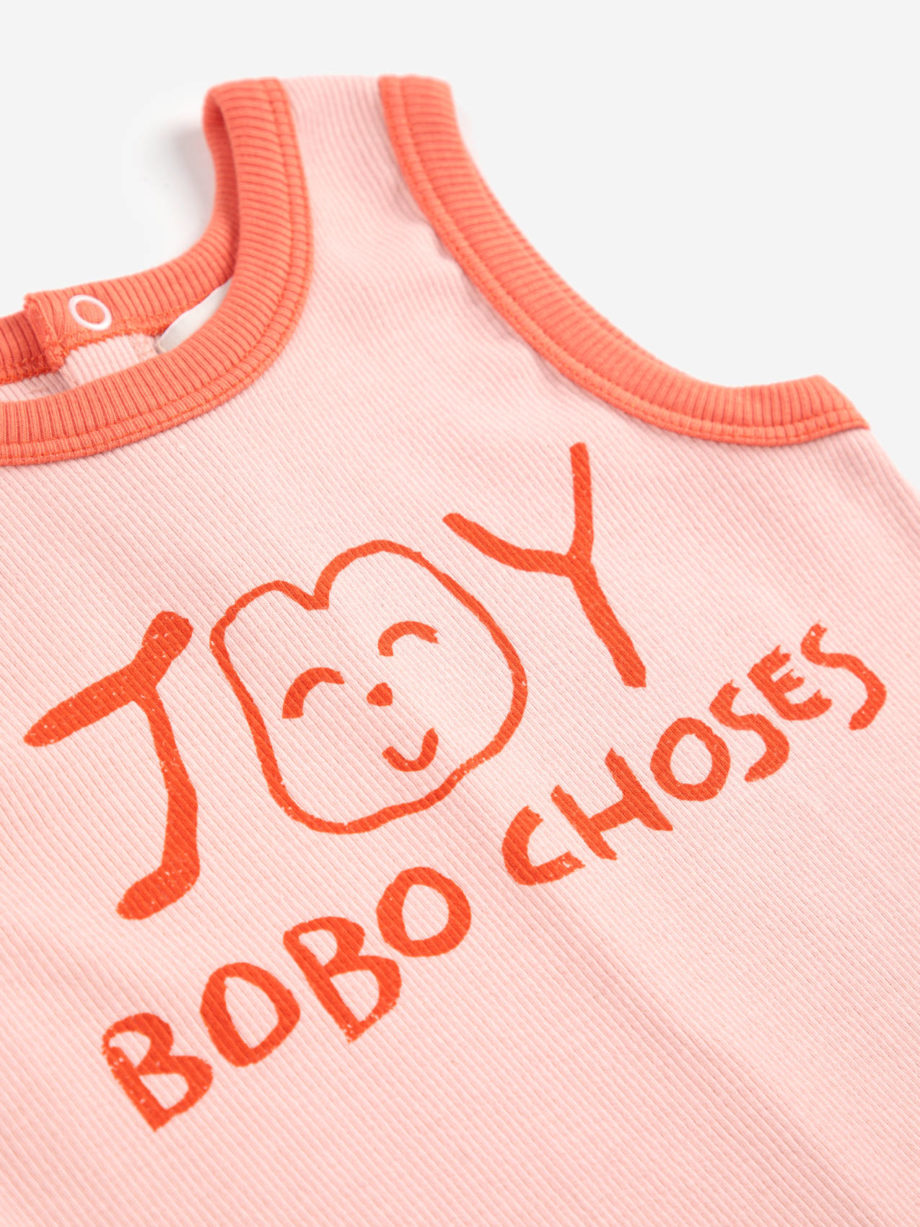 BOBO CHOSES BABY | Smiling pink playsuit