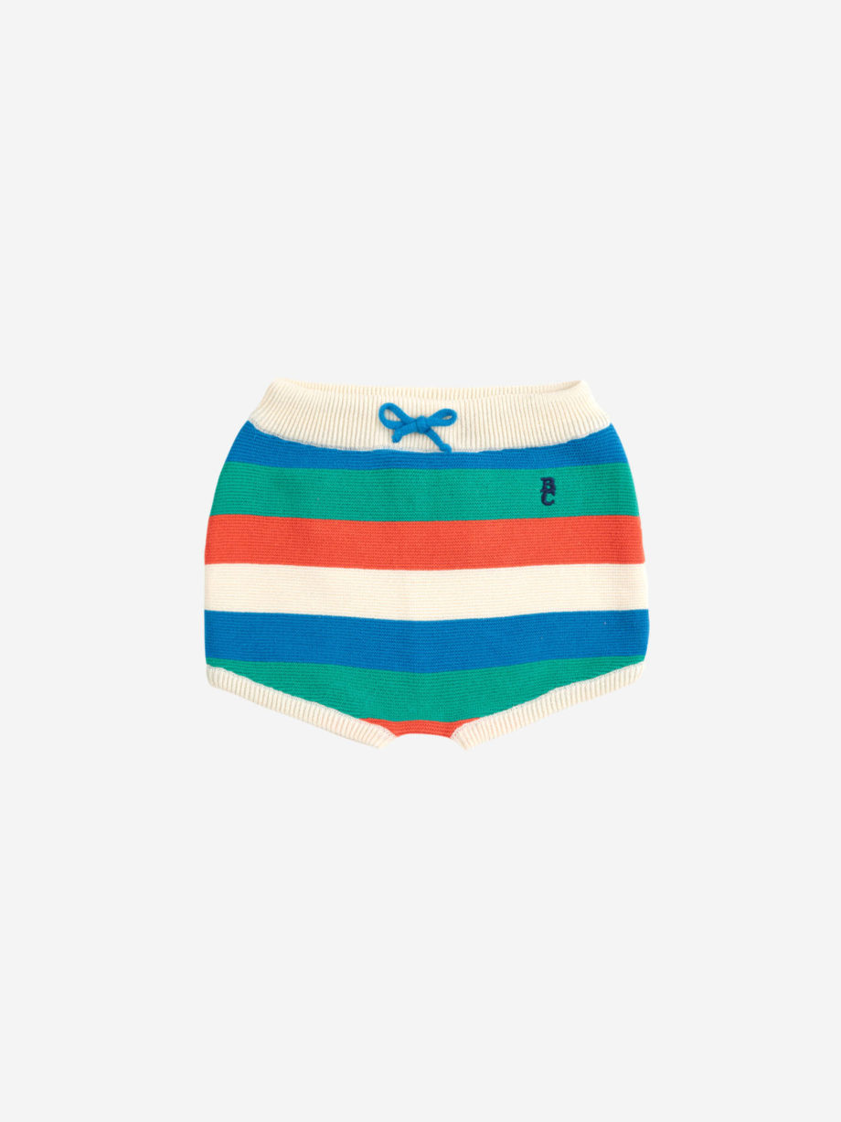 BOBO CHOSES BABY | Striped knitted shorts
