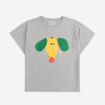 BOBO CHOSES | Happy Dog T-shirt HEATHER GREY