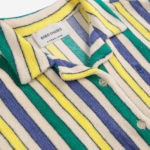 BOBO CHOSES | Multicolor Stripes terry cloth shirt OFFWHITE