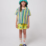 BOBO CHOSES | Multicolor Stripes terry cloth shirt OFFWHITE