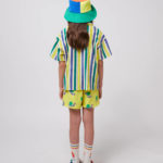 BOBO CHOSES | Multicolor Stripes terry cloth shirt OFFWHITE