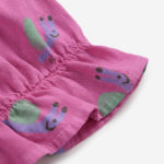 BOBO CHOSES | Funny Snail all over woven blouse FUCHSIA