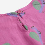 BOBO CHOSES | Funny Snail all over woven blouse FUCHSIA